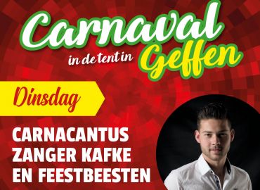 Carnaval in de tent in Geffen Carnaval in de tent in Geffen